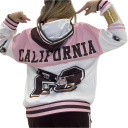 felpa con cappuccio felpata california